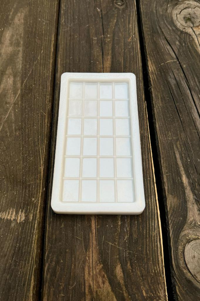 Dikdörtgen Tablet Çikolata Silikon Mum Kalıbı