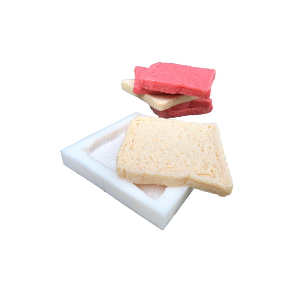 Ekmek 2D Silikon Mum Kalıbı