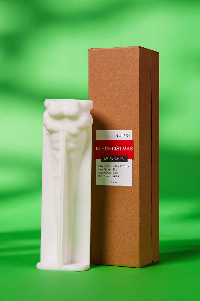 Elf Christmas Silikon Mum Kalıbı