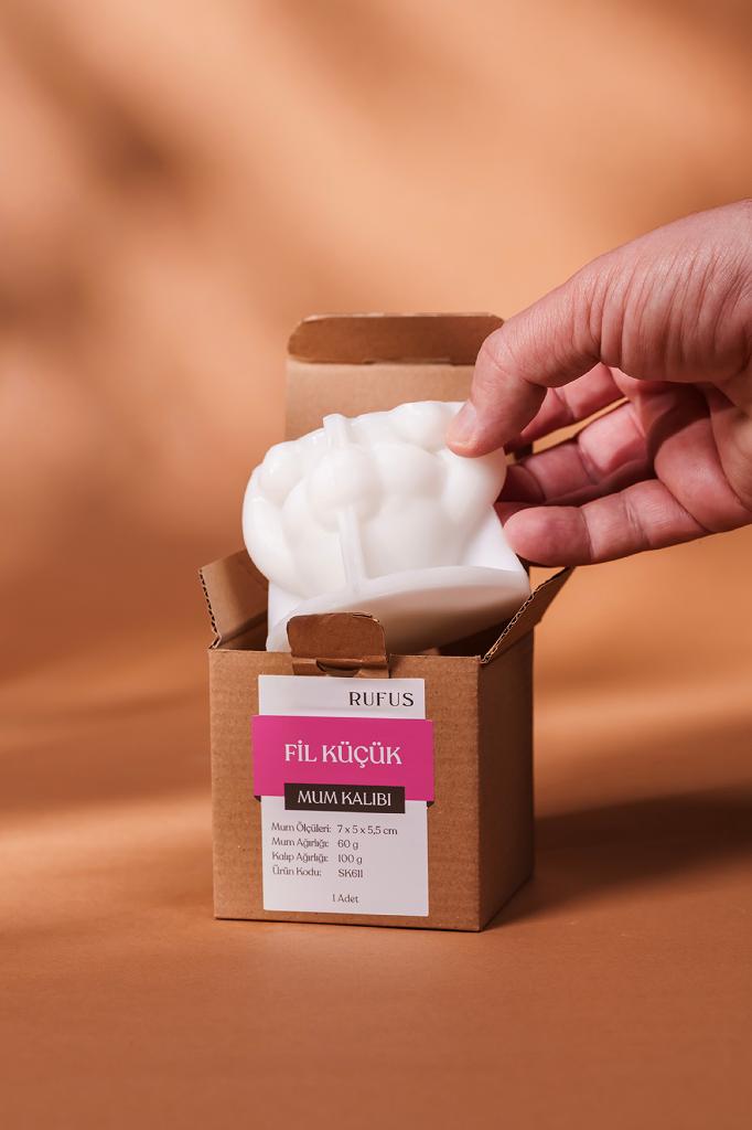 Fil Küçük Silikon Mum Kalıbı