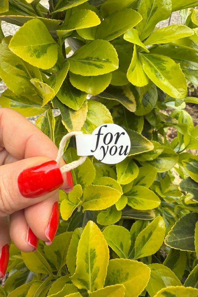 For You Model1 White Cotton Wick Label 100 pcs
