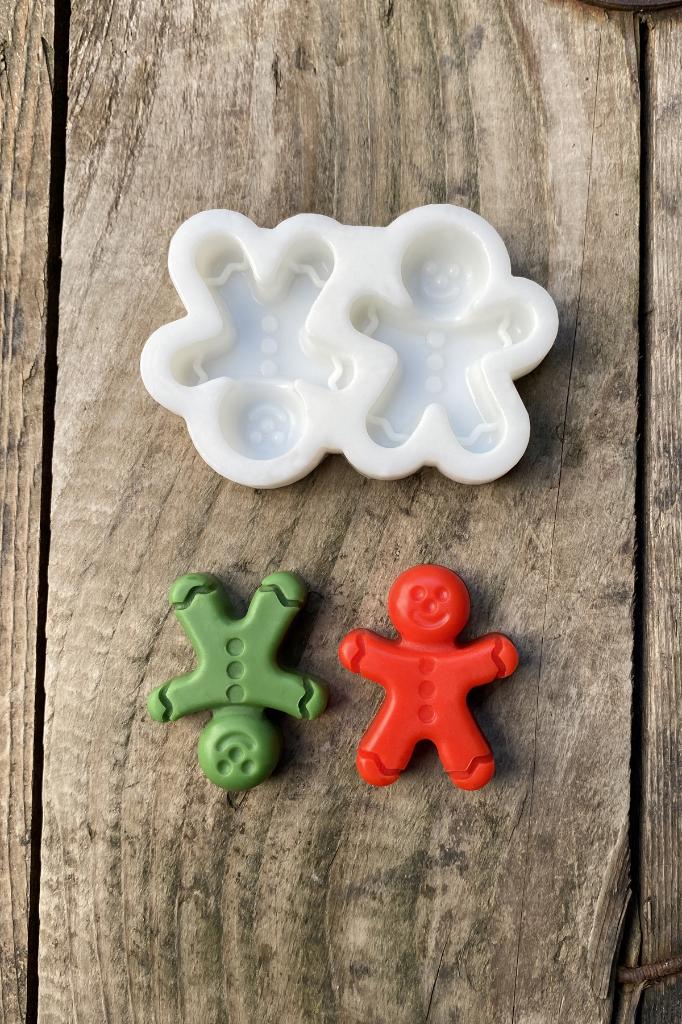 Ginger Mini ikili Silikon Mum Kalıbı