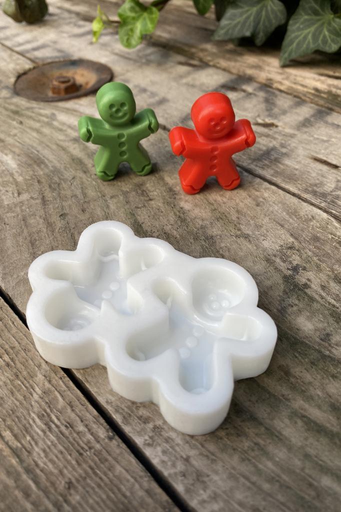 Ginger Mini ikili Silikon Mum Kalıbı
