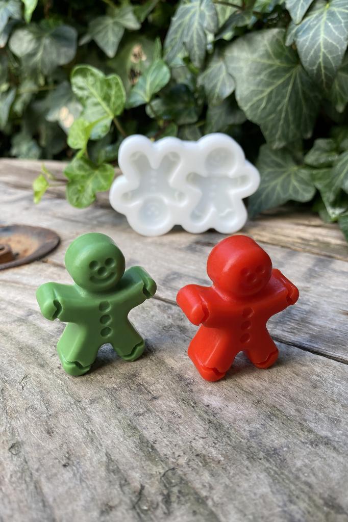 Ginger Mini ikili Silikon Mum Kalıbı