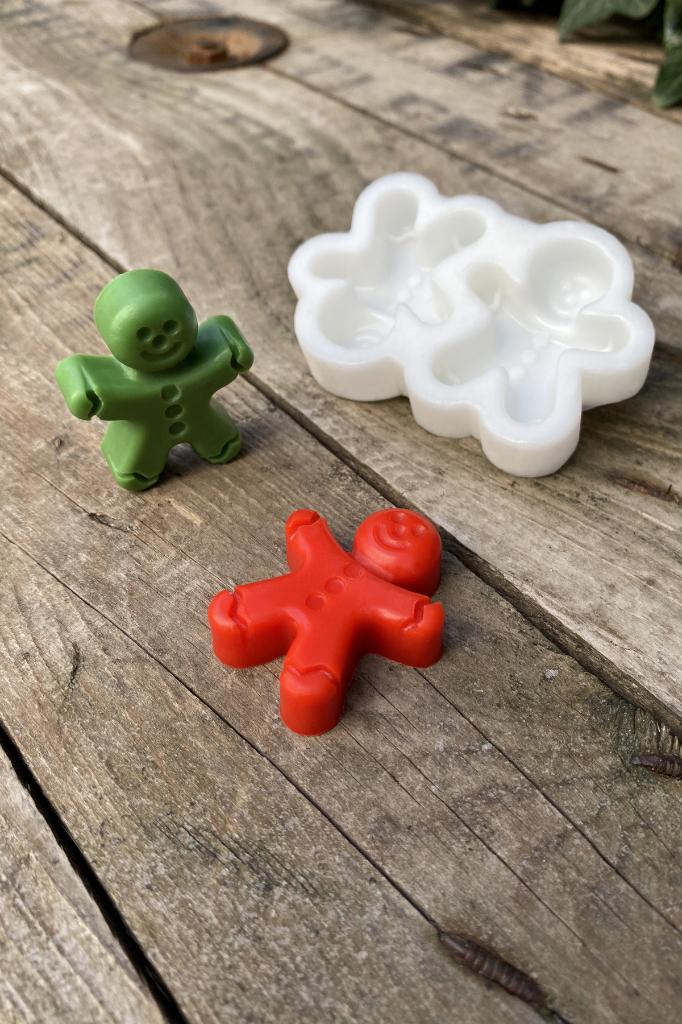 Ginger Mini ikili Silikon Mum Kalıbı