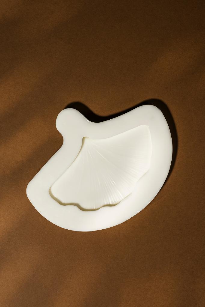 Ginkgo Biloba Yaprak Altlık Silikon Kalıp