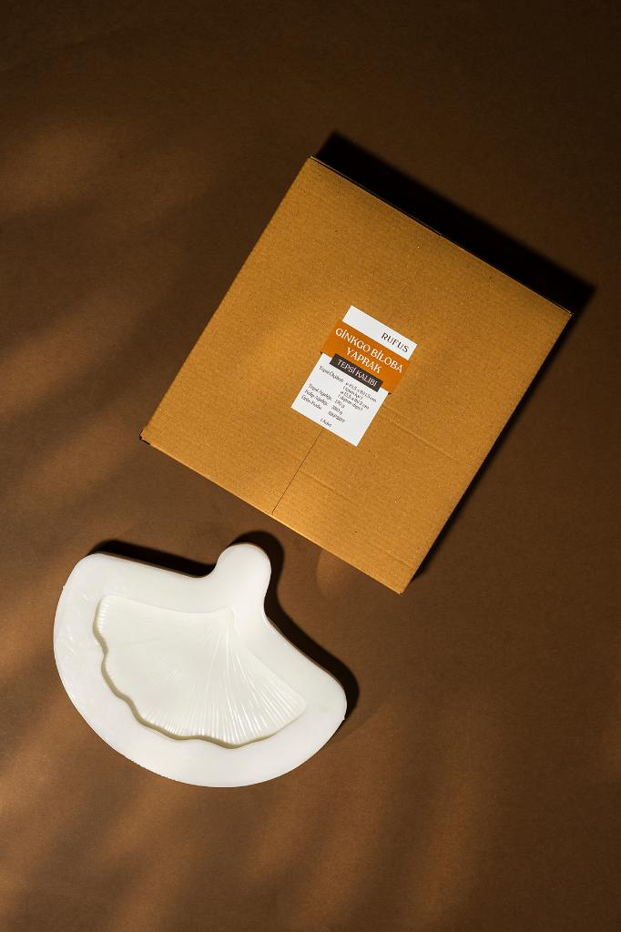 Ginkgo Biloba Yaprak Altlık Silikon Kalıp