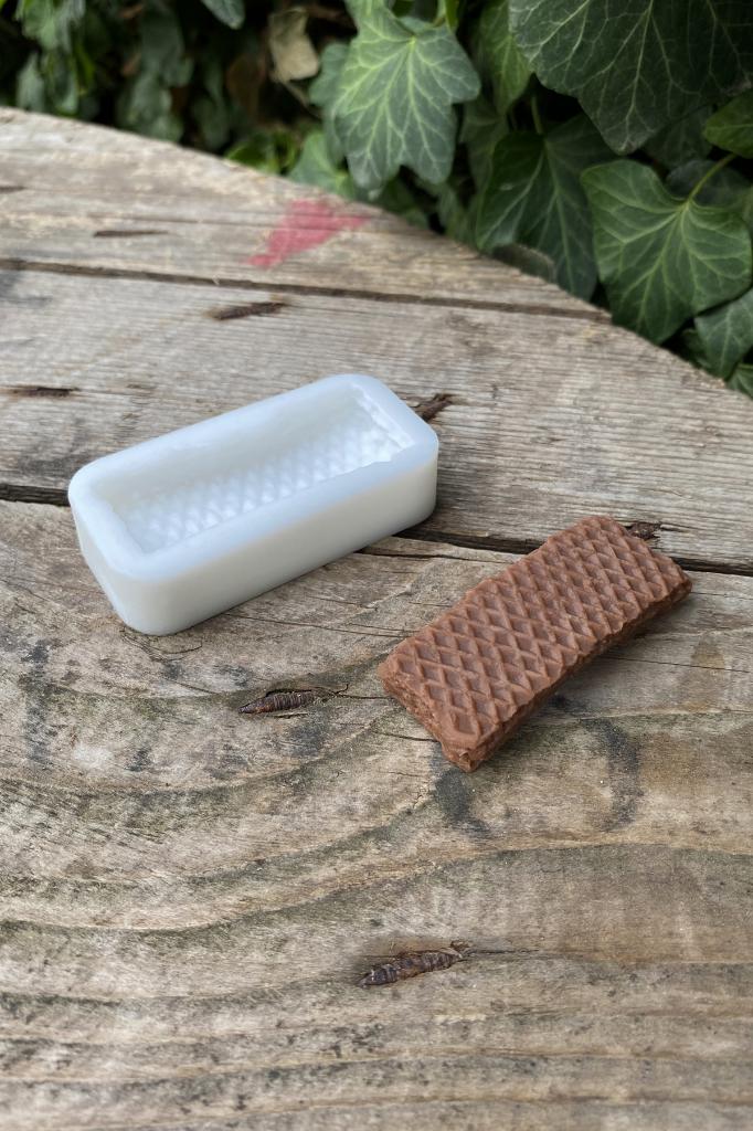 Gofret Silikon Mum Kalıbı