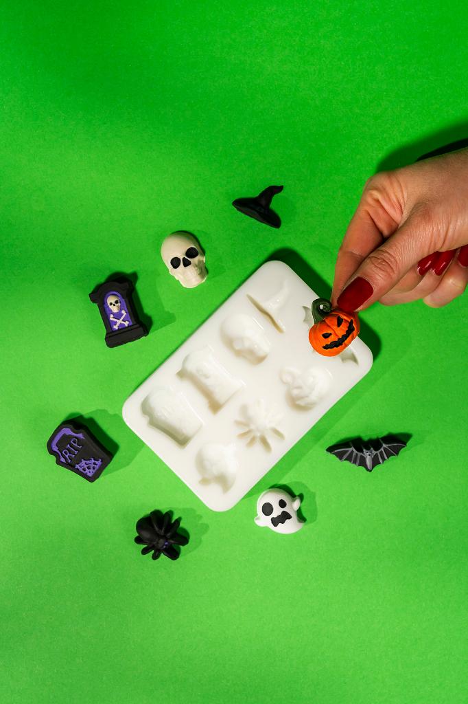 Halloween 8-teilig Silikon-Kerzenform