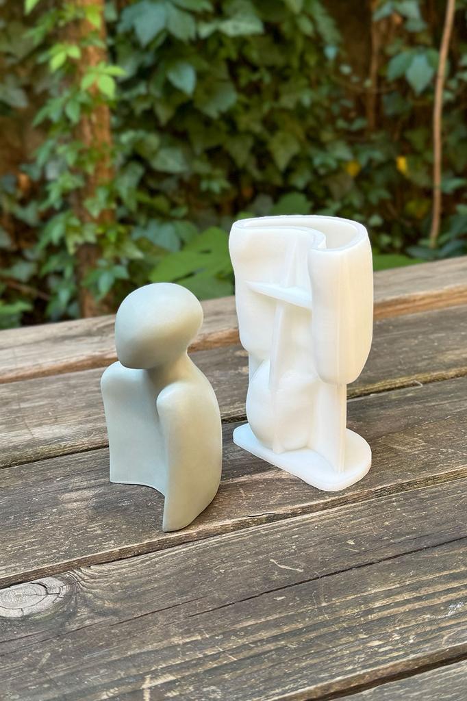 Sculpture Erkek Sevgili Silicone Candle Mold