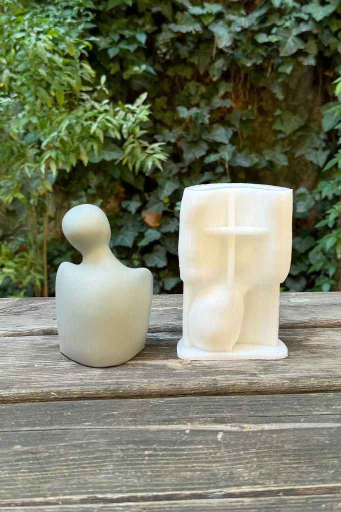 Sculpture Erkek Sevgili Silicone Candle Mold