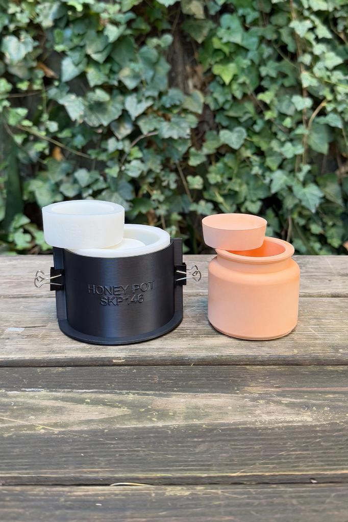 Honey Pot Silikon Kap Kalıbı