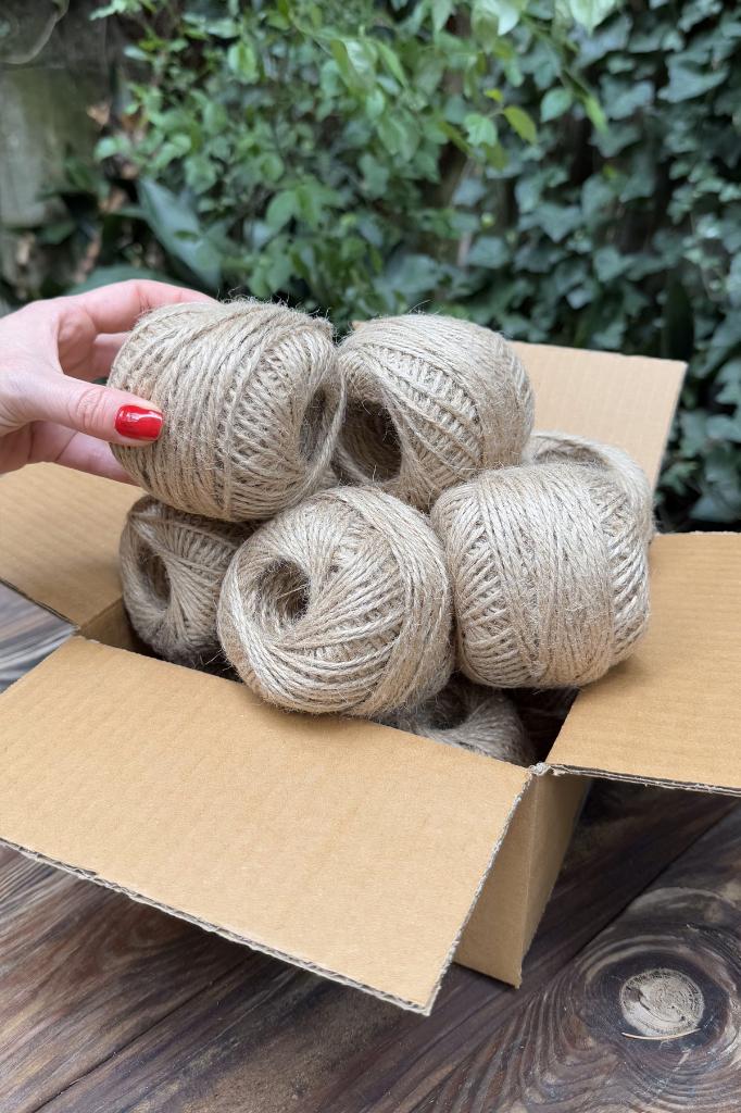 Jüt İpi Paketleme İpi 100 Metre 10 Adet