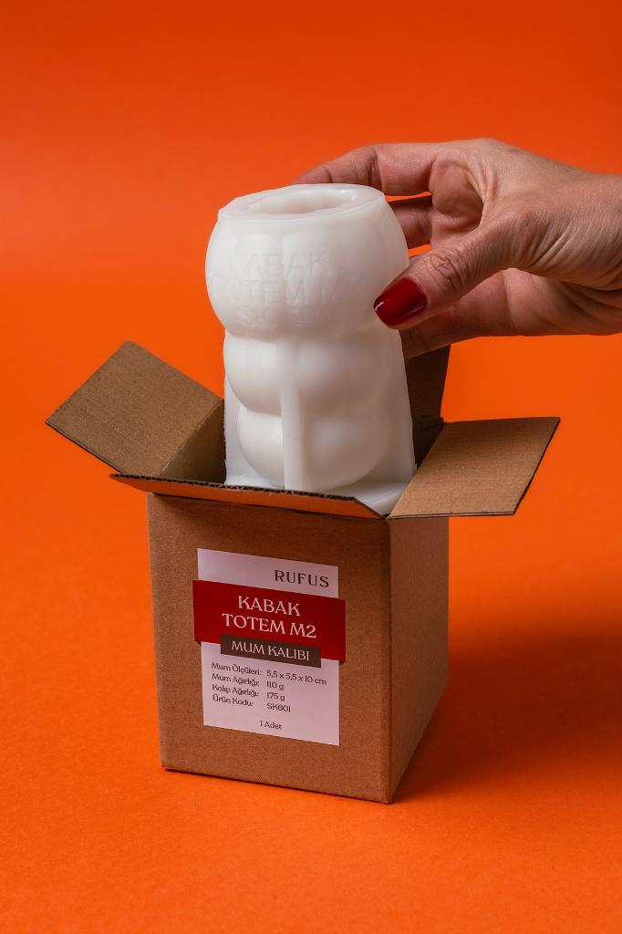 Kabak Totem M2 Silikon Mum Kalıbı