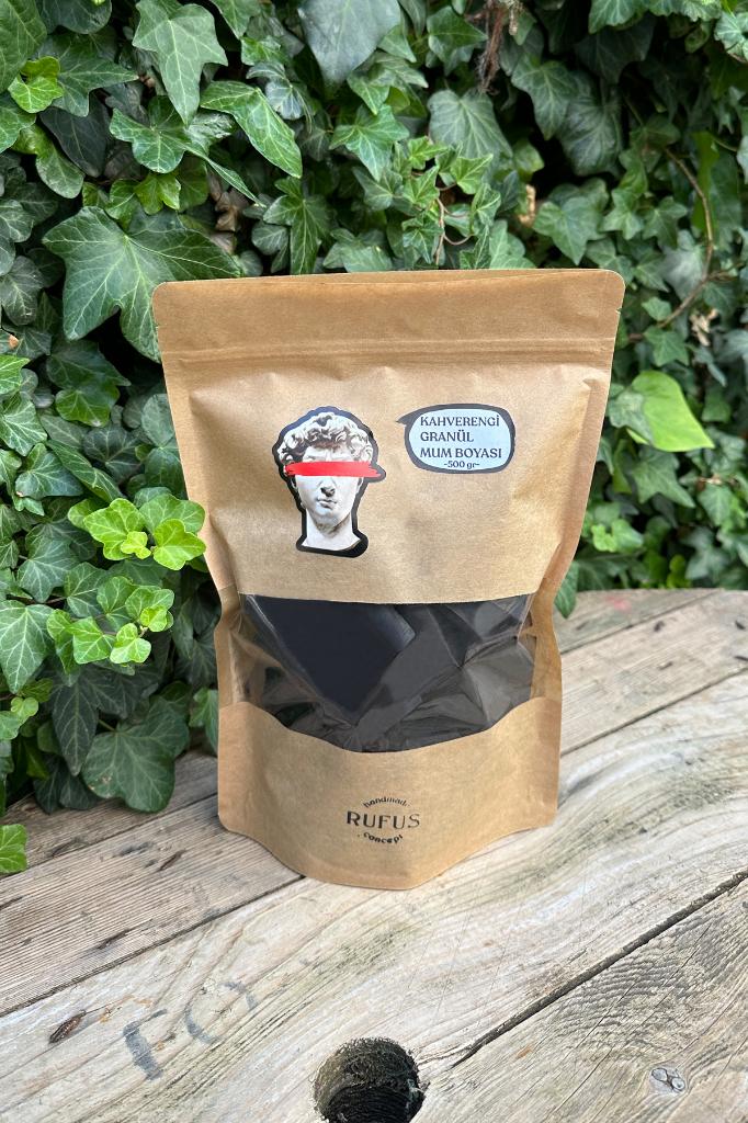 Kahverengi Granül Mum Boyası 500gr
