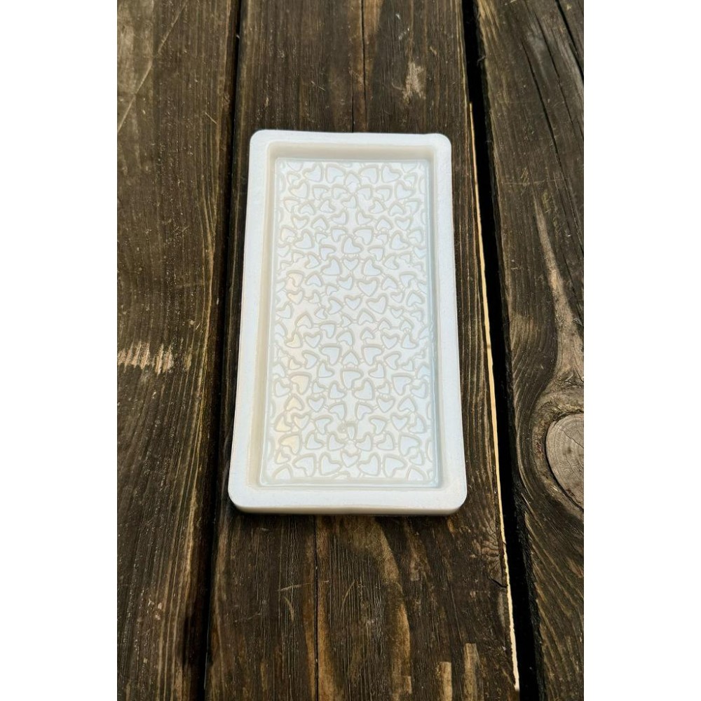 Kalpli Tablet Çikolata Silikon Mum Kalıbı