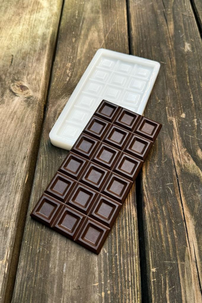 Kare Tablet Çikolata Silikon Mum Kalıbı