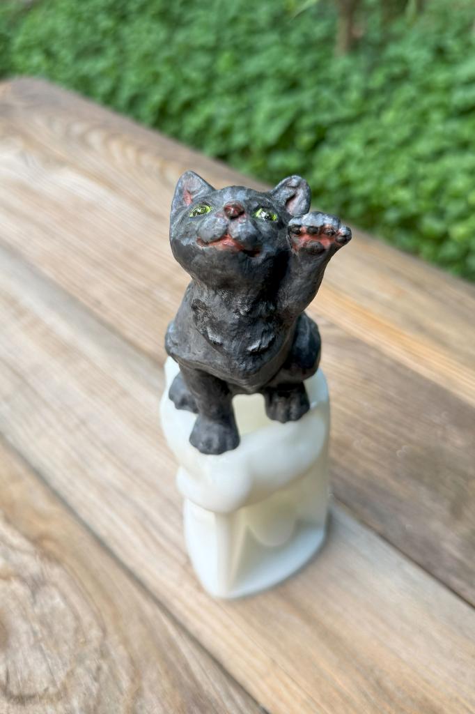 Kedi Lokum Silikon Mum Kalıbı