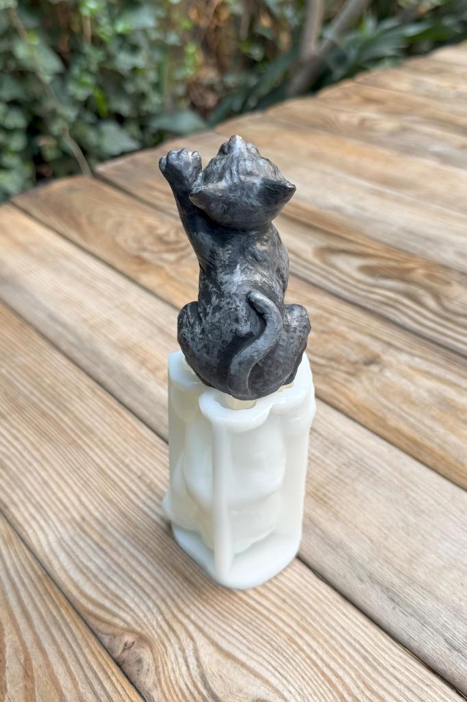 Kedi Lokum Silikon Mum Kalıbı