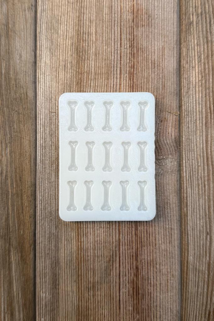 Kemik Mini Onbeşli Silikon Mum Kalıbı