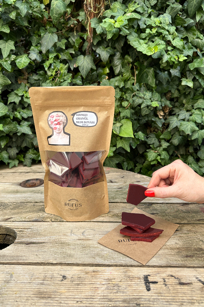 Rot Granulat-Kerzenfarbe 250gr