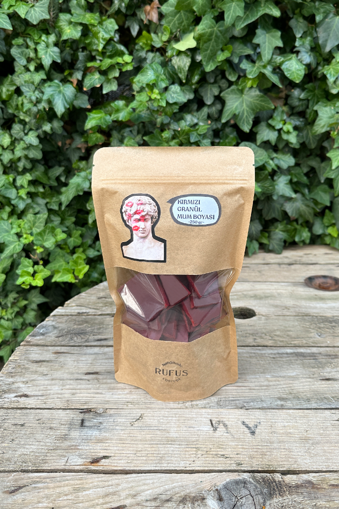 Rot Granulat-Kerzenfarbe 250gr