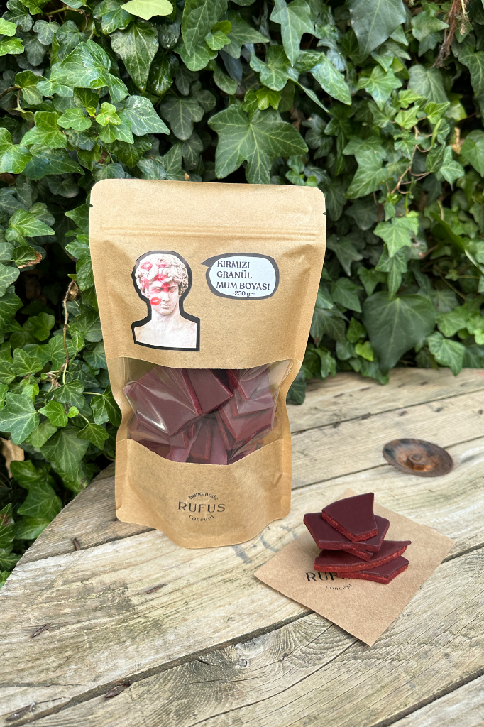 Rot Granulat-Kerzenfarbe 250gr