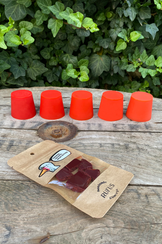 Rot Granulat-Kerzenfarbe 250gr