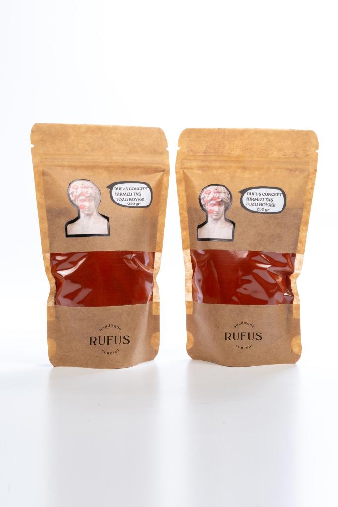 Kırmızı Taş Tozu Boyası ( 500 Gr )
