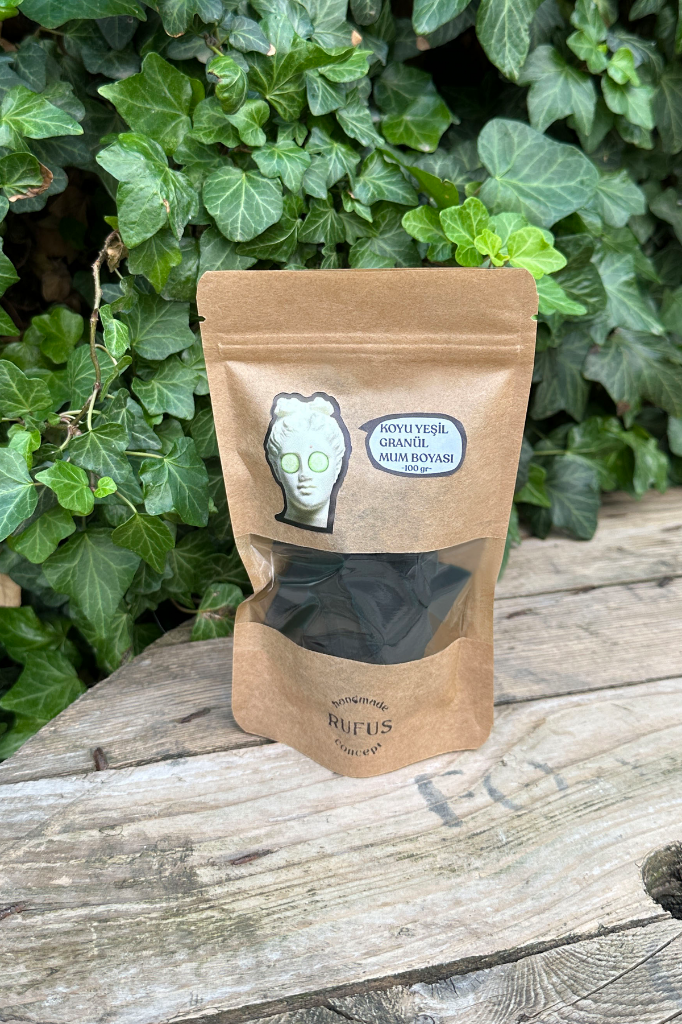 Koyu Yeşil Granül Mum Boyası 100gr