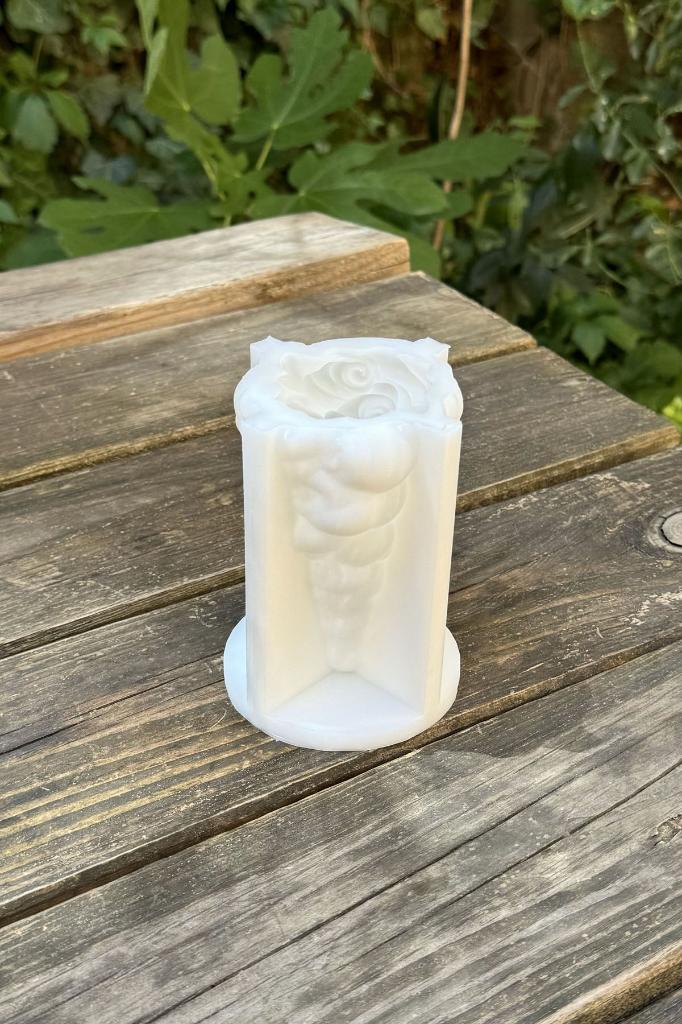 Kristal Çam Ağacı Silikon Mum Kalıbı