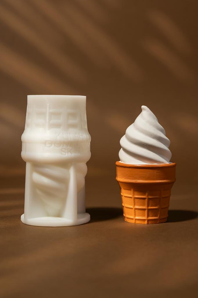 Ice Cream Cone Silicone Candle Mold