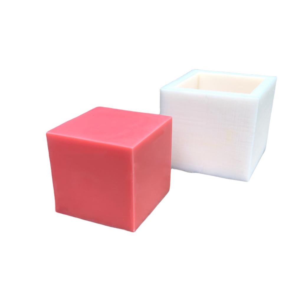 Cube 2D Silicone Candle Mold 8X8x8 cm