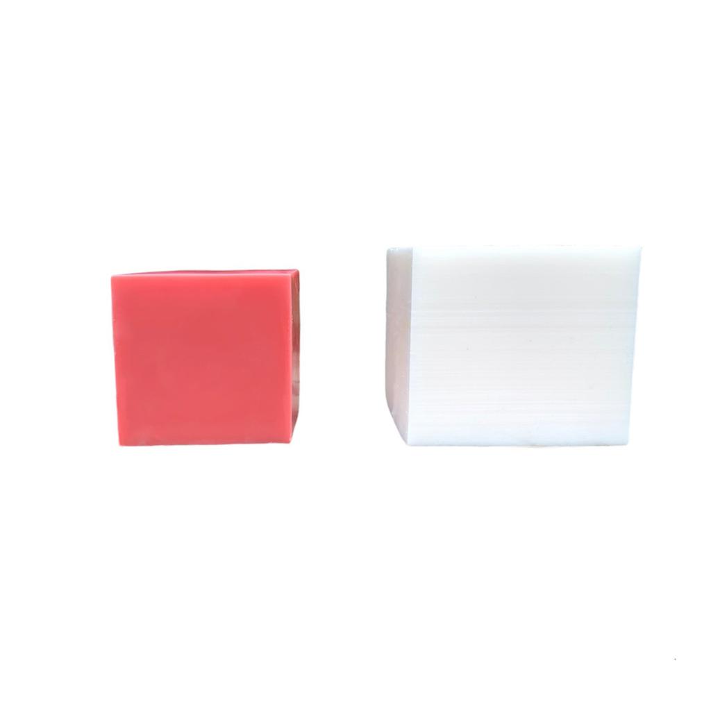 Küp 2D Silikon Mum Kalıbı 8x8x8 cm