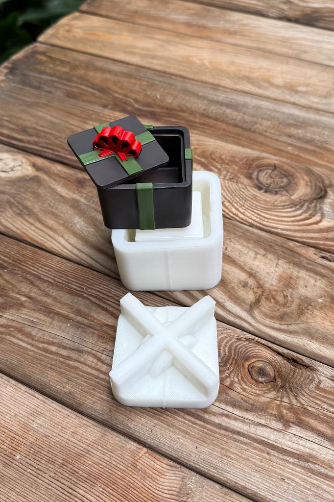 Küp Paket Kapaklı Silikon Kap Kalıbı