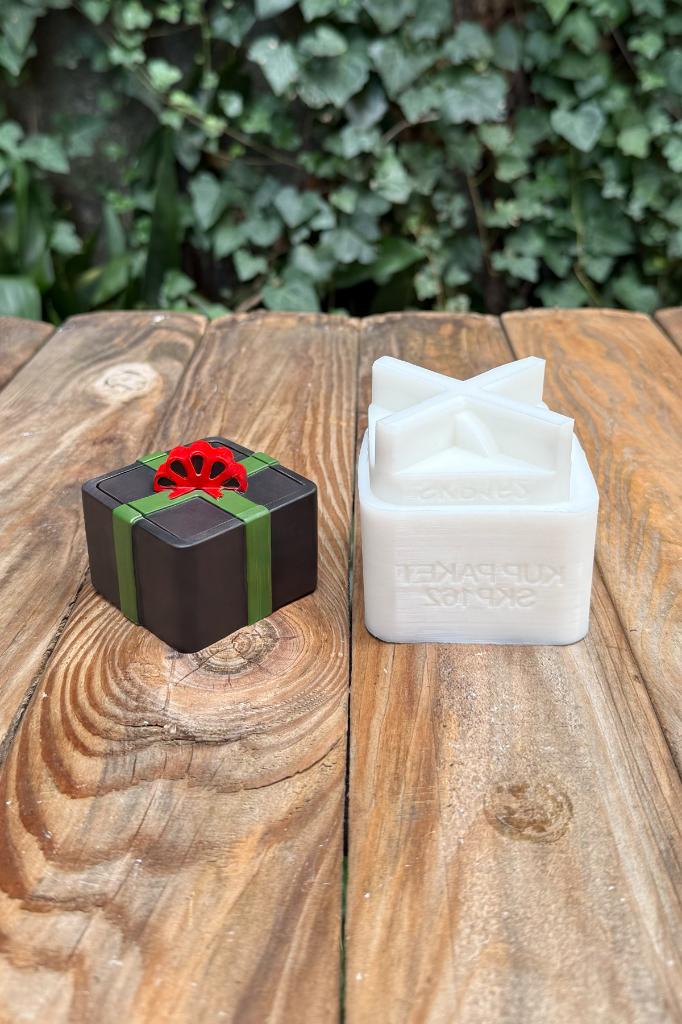 Küp Paket Kapaklı Silikon Kap Kalıbı