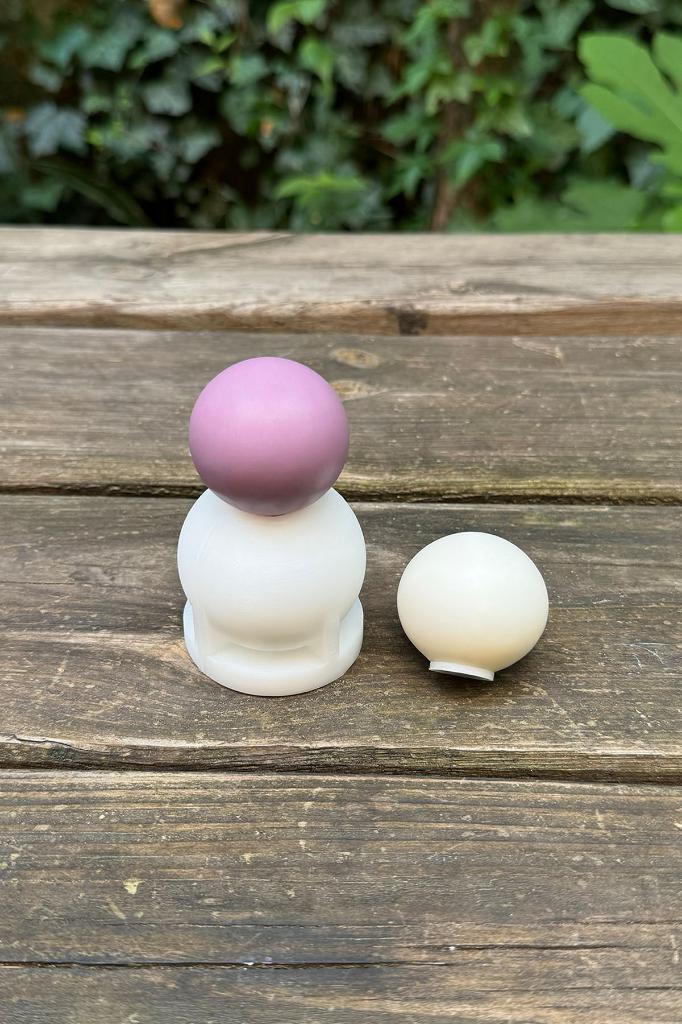 Küre 4cm Çap Silikon Mum Kalıbı