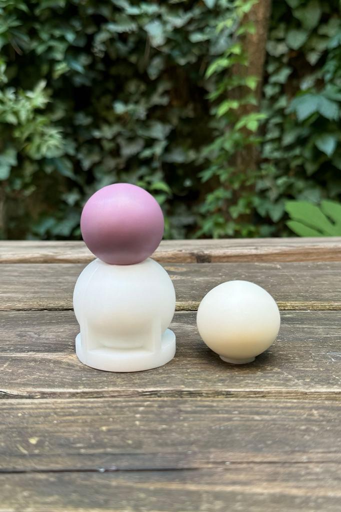 Küre 4cm Çap Silikon Mum Kalıbı