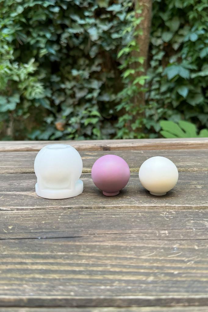 Küre 4cm Çap Silikon Mum Kalıbı