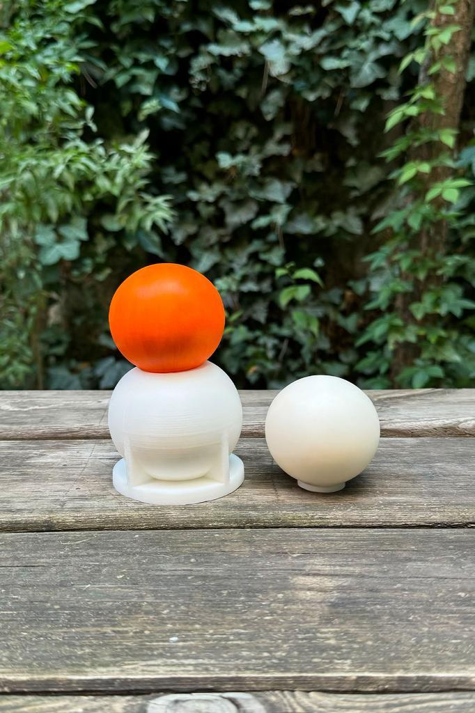 Küre 6cm Çap Silikon Mum Kalıbı