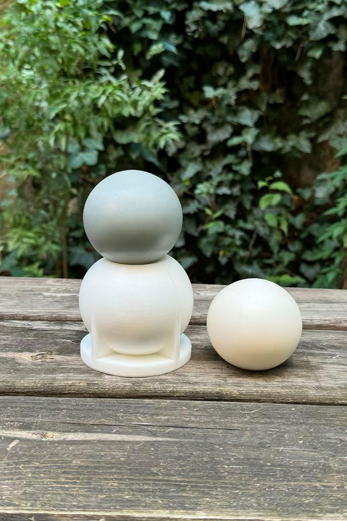 Küre 7cm Çap Silikon Mum Kalıbı