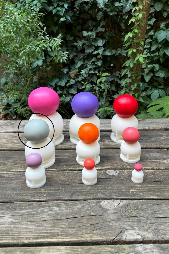 Küre 7cm Çap Silikon Mum Kalıbı