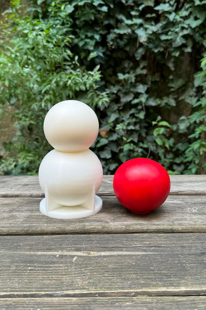Küre 8cm Çap Silikon Mum Kalıbı
