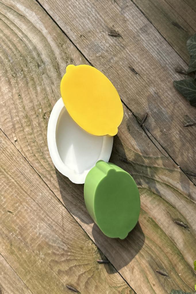 Limon 2D Silikon Mum Kalıbı