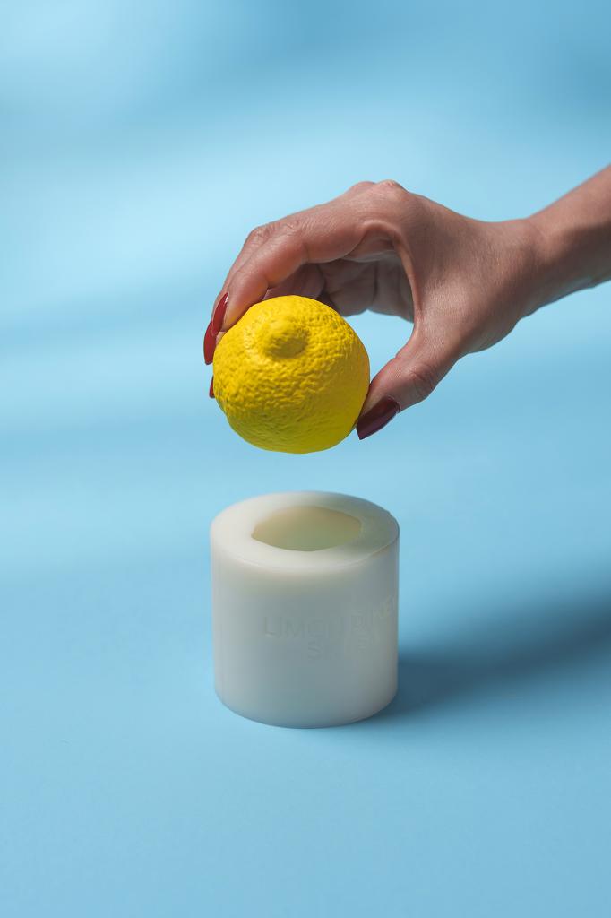 Limon Dikey Silikon Mum Kalıbı