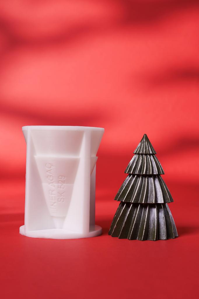 Liner Çam Ağacı Silikon Mum Kalıbı