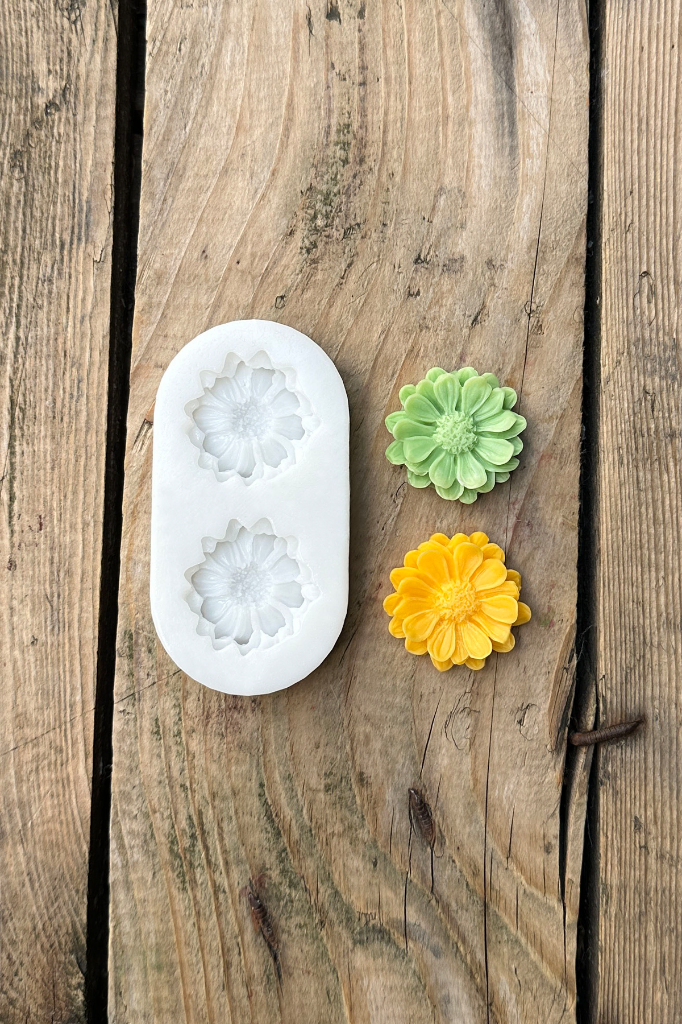Lotus Çiçeği İkili Silikon Mum Kalıbı