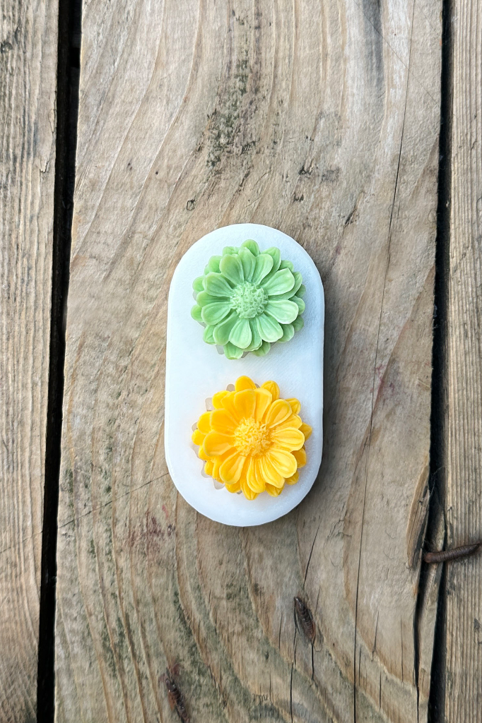 Lotus Çiçeği İkili Silikon Mum Kalıbı