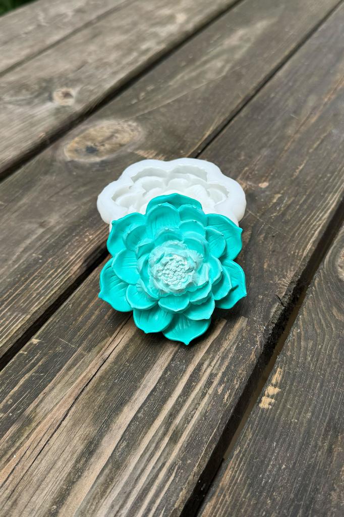 Lotus Çiçek 1 Silikon Mum Kalıbı