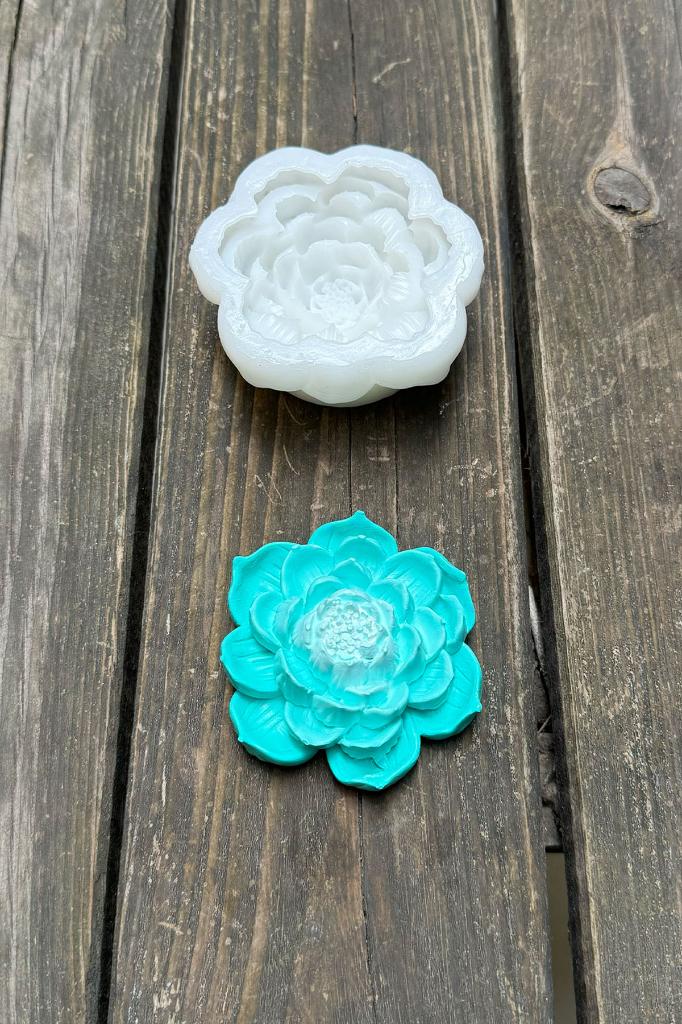 Lotus Çiçek 1 Silikon Mum Kalıbı